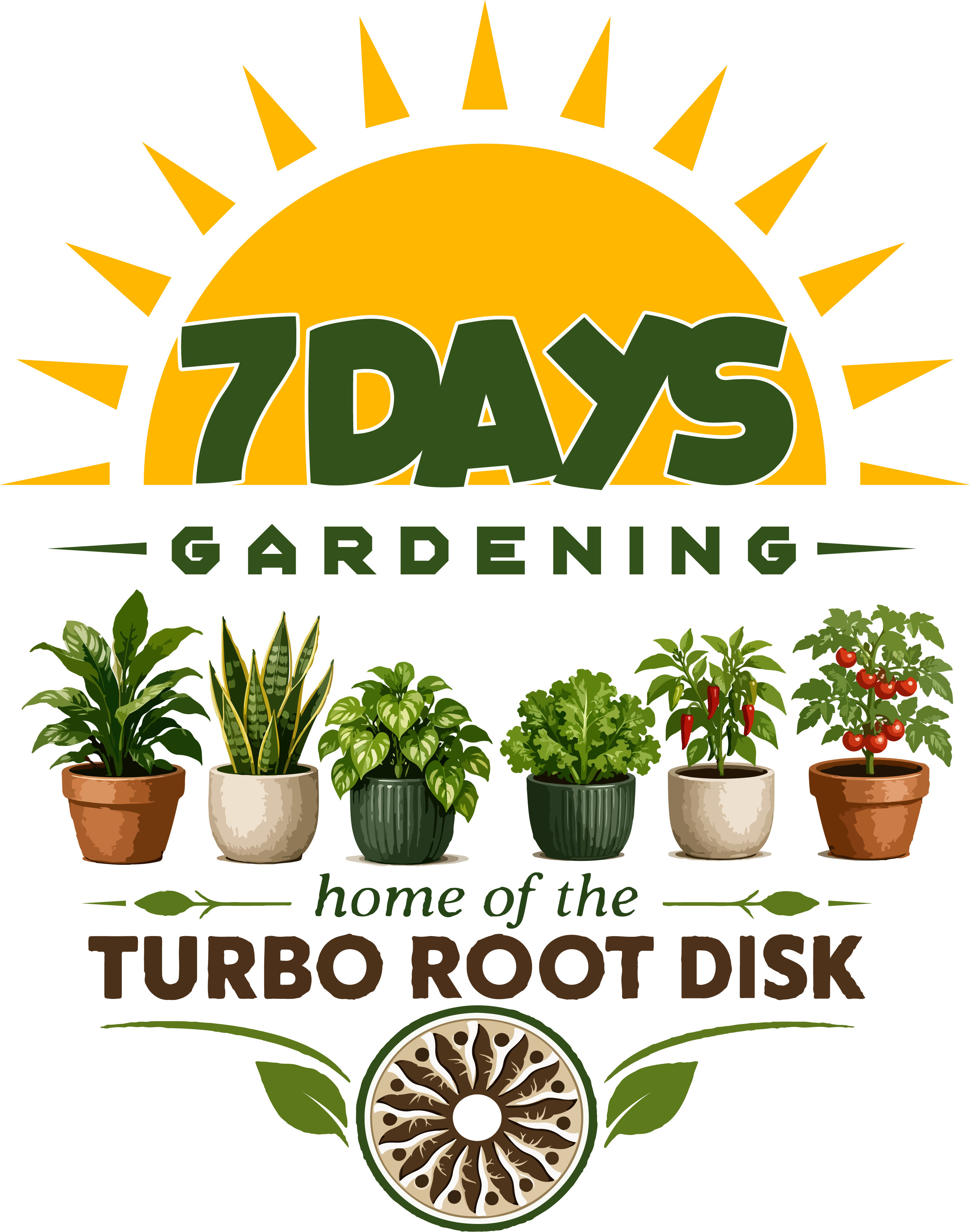 Turbo Root Disk pot insert with clay-pebble grid
